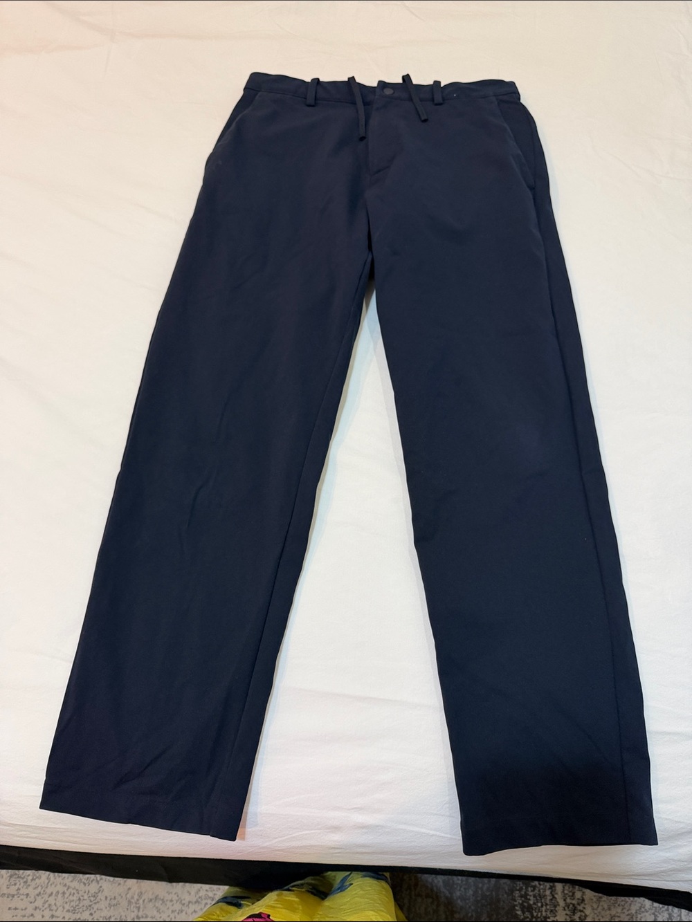 Uniqlo Straight-Leg Polyester Pants in blue Size S